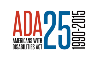 Americans With Disabilities Act Logo.