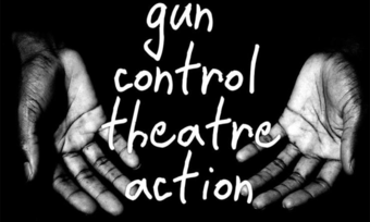 Poster for Gun Control Theatre Action.