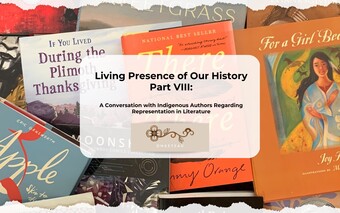 event poster for A Conversation with Indigenous Authors Regarding Representation in Literature.