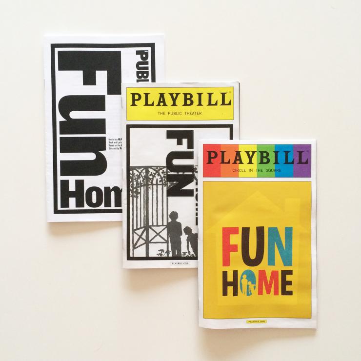 Three separate programs for Fun Home