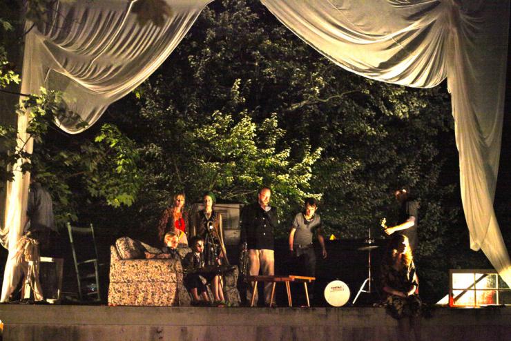 a group of actors on stage
