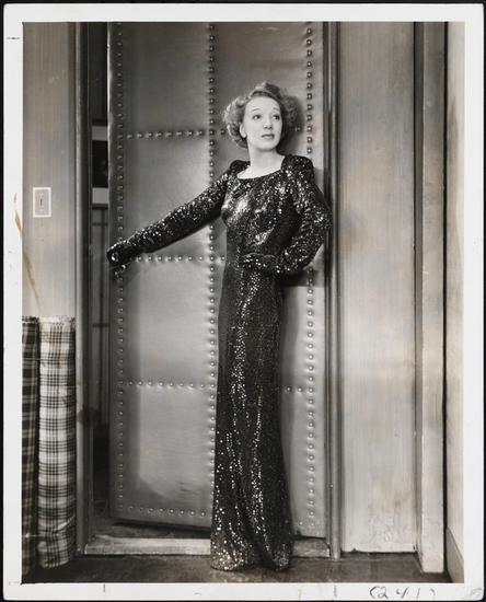vintage photo of an actress