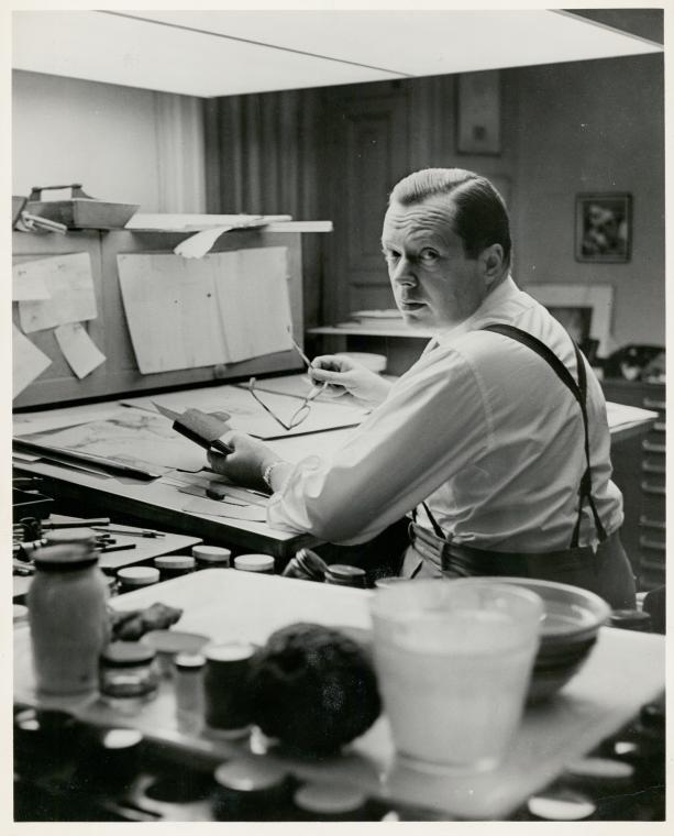 Man working at a desk
