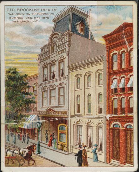 painting of a theater exterior