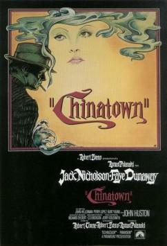 A movie poster for "Chinatown".