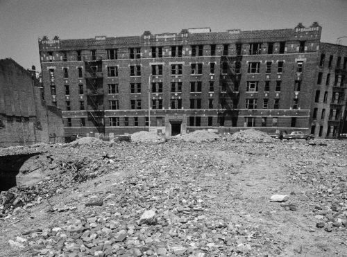 photo of demolished building