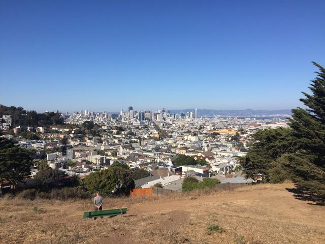 The skyline of San Francisco 