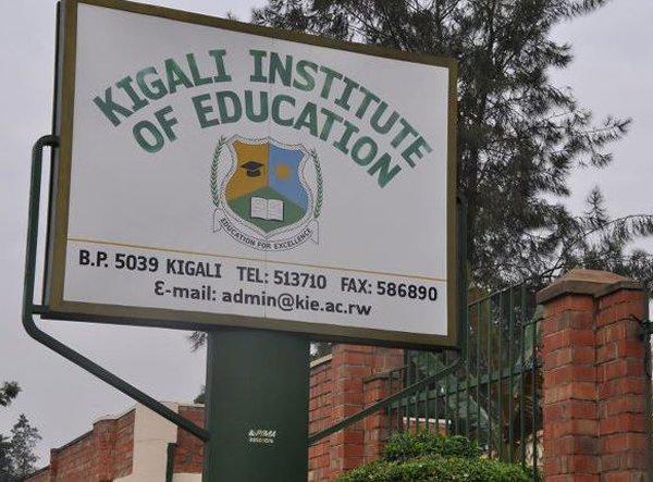A photo of the sign for the Kigali Institute of Education