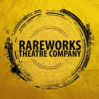 Logo for Rareworks Theatre Company.