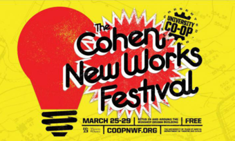 Poster for Cohen New Works Festival.