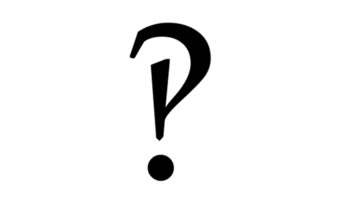 An exclamation point and a question mark written on top of one another.