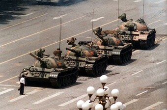 Photo from The Tank Man.
