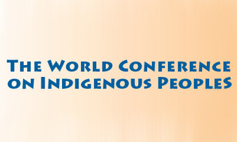 World Conference of Indigenous Peoples banner