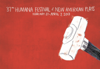 Banner poster for Humana Festival of New American Plays.