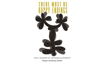 there must be happy endings book cover with black paintbrush strokes