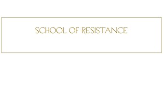 School of Resistance logo.