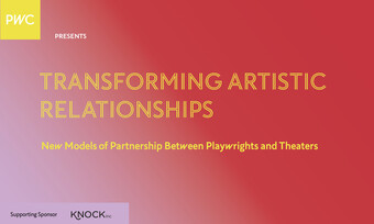 Text: transforming artistic relationships
