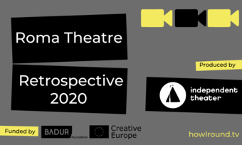 poster for the Roma Theatre Retrospective 2020.