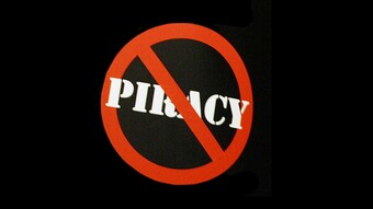 the word "piracy" crossed out