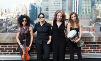 The performers of Eleven Reflections on September, including Andrea Assaf.