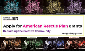 event poster for the information session on the american rescue plan 2021.
