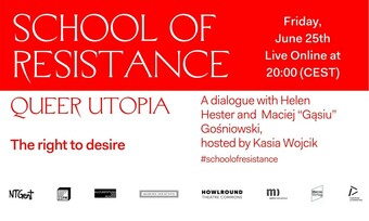 event poster for school of resistance episode 15.