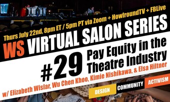 event poster for wingspace virtual salon on pay equity.