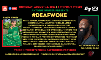 poster of deafwoke with Kavita Pipalia.