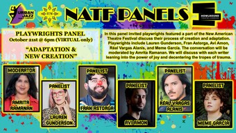 poster for the panel discussion.