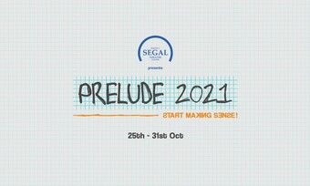 event poster for the prelude festival 2021.