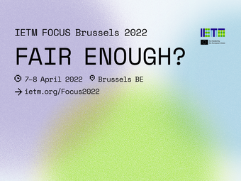 event poster for I.E.T.M Brussels focus. 