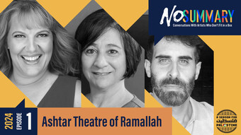 event poster for no summary ashtar theatre of ramallah