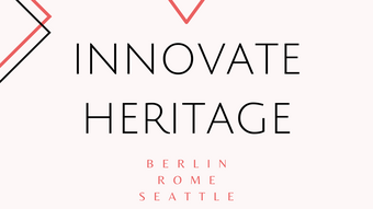 event poster for innovate heritage 2024.