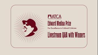 event poster for Critics in Conversation.