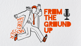 A promotional graphic for From The Ground Up