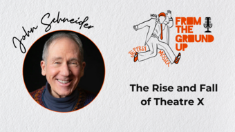 A promotional graphic for From the Ground Up featuring John Schnieder.