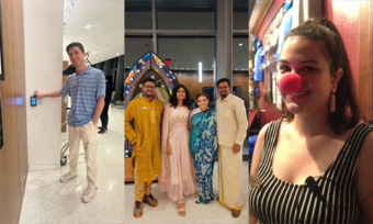A collage of front of house theater staff. 