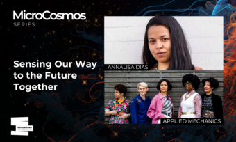 A promotional graphic for MicroCosmos.
