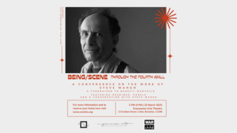 event poster for being scene.
