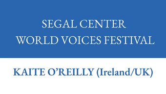 event poster for segal center world voices festival.