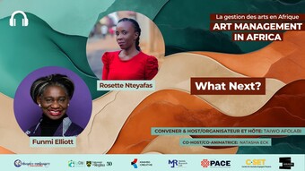 event poster for art management in africa: what's next?.