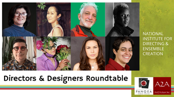 N I D E C directors and designers roundtable event poster.