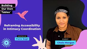 A promotional graphic for Building Our Own Tables podcast.