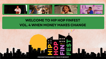 event poster for the hip hop fin fest.