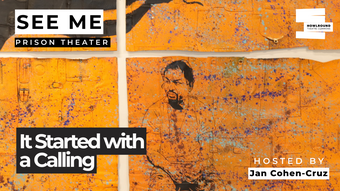 A promotional graphic for See Me: Pison Theatre