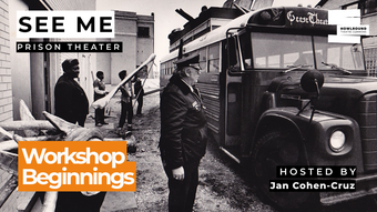A promotional graphic for See Me: Prison Theatre