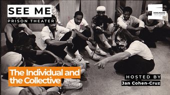 A promotional graphic for See Me: Prison Theatre