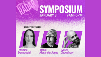 Under the Radar Professional Symposium event teaser graphic.