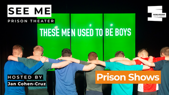 A promotional graphic for See Me: Prison Theatre