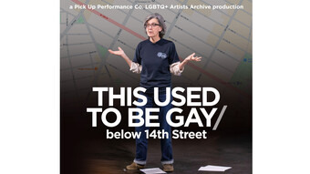 Poster for the performance This Used to Be Gay.